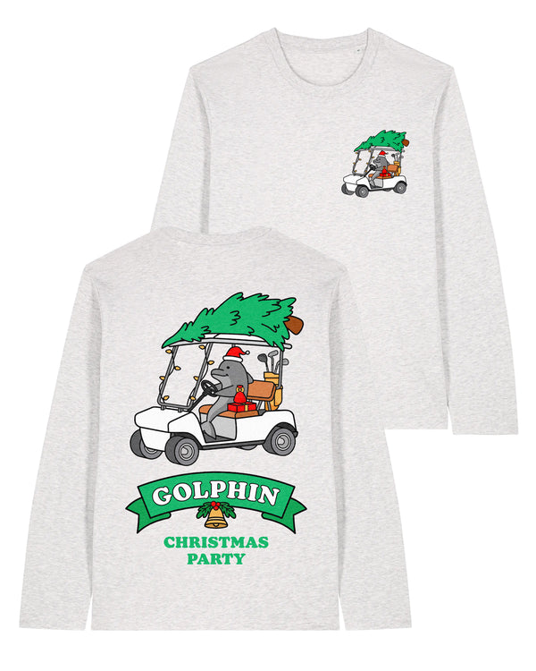 Golphin Cart Christmas Long Sleeve T-Shirt
