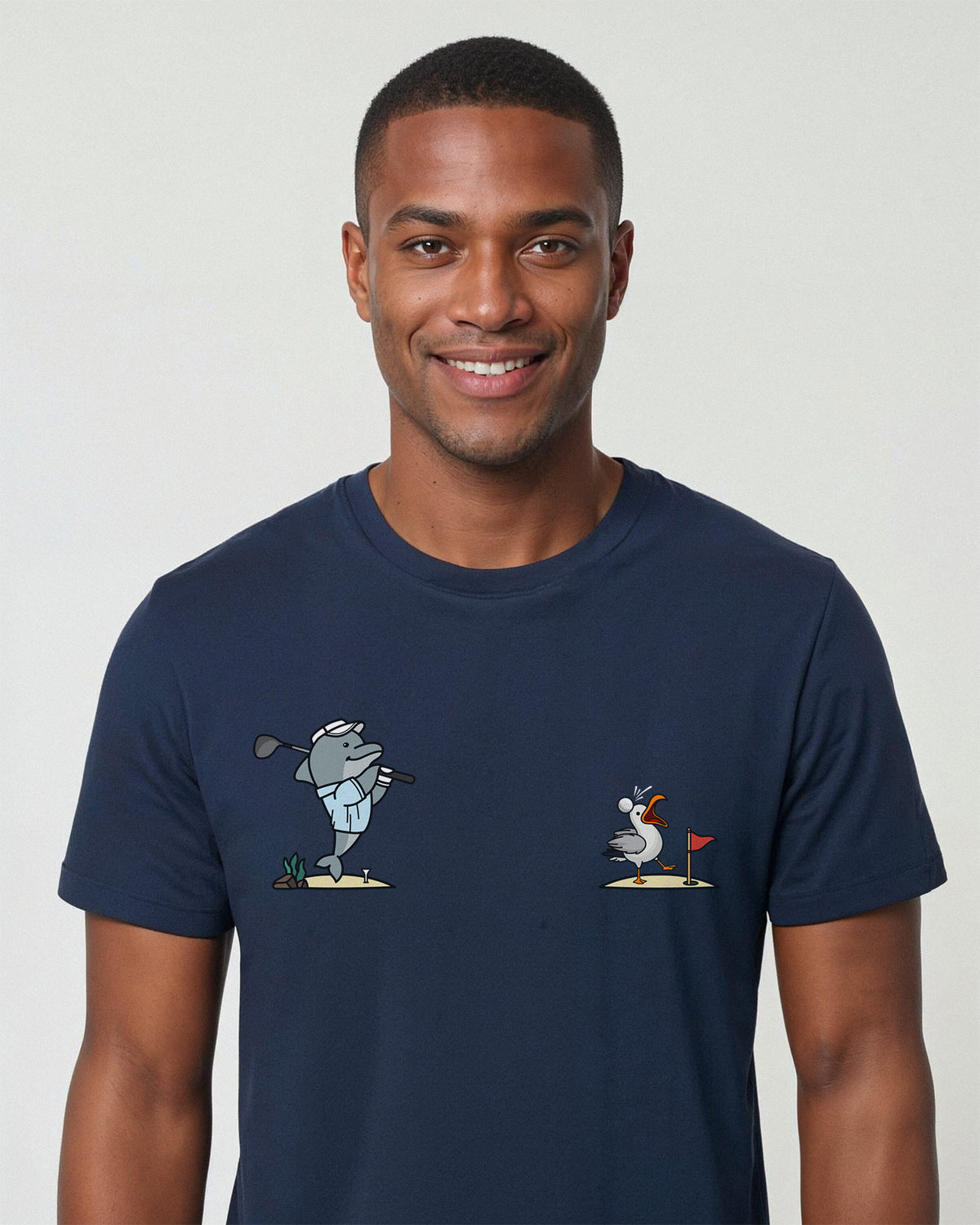 Golphin Hitting A Birdie T-Shirt