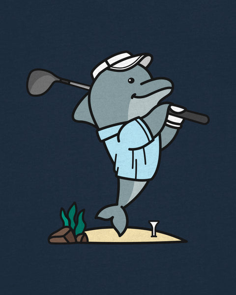 Golphin Hitting A Birdie T-Shirt