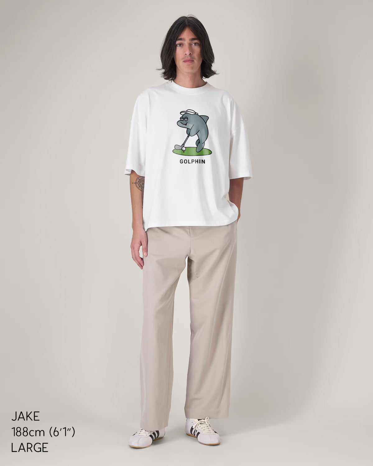 Finley Golphin Big Logo Boxy Fit T-Shirt