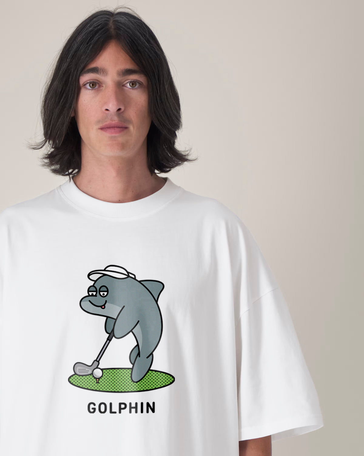 Finley Golphin Big Logo Boxy Fit T-Shirt