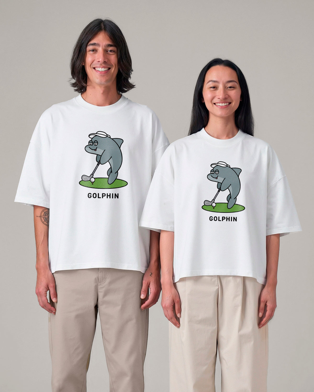 Finley Golphin Big Logo Boxy Fit T-Shirt