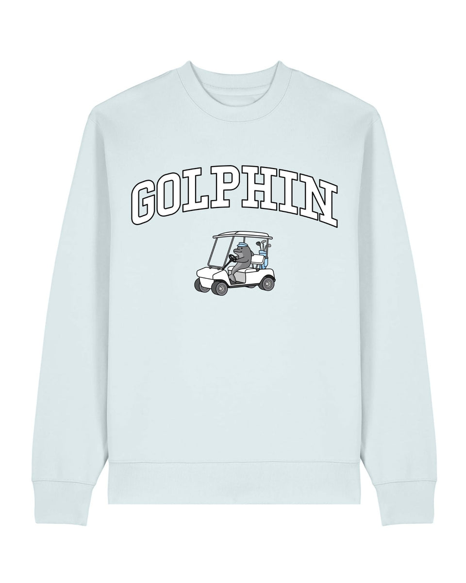 Golphin Cart Blue Sweatshirt - All Everything Dolphin