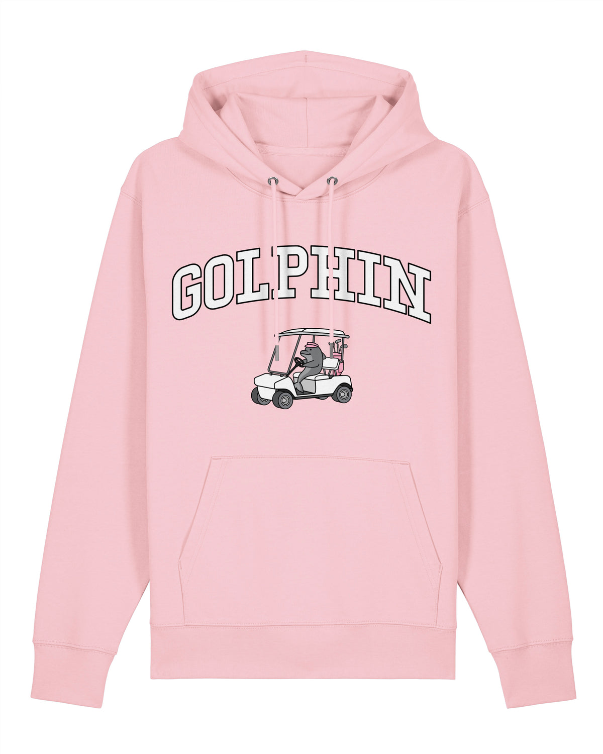 Golphin Cart Pink Hoodie