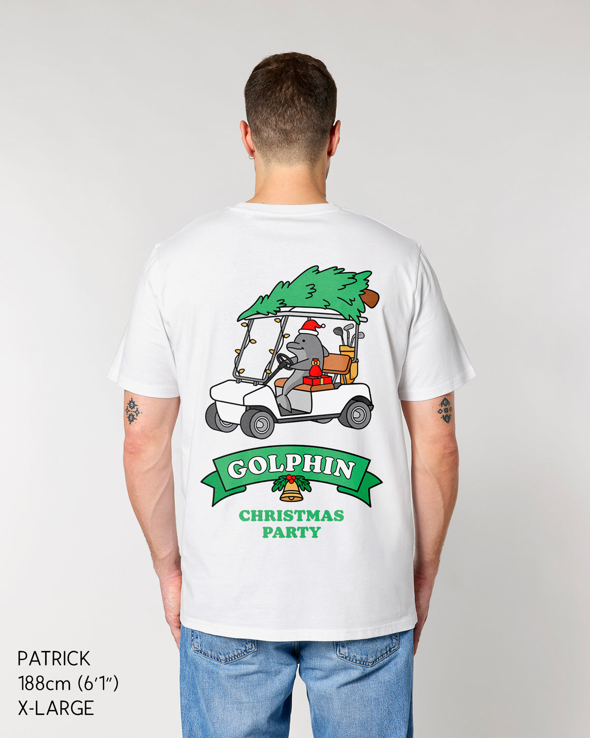 Golphin Cart Christmas T-Shirt