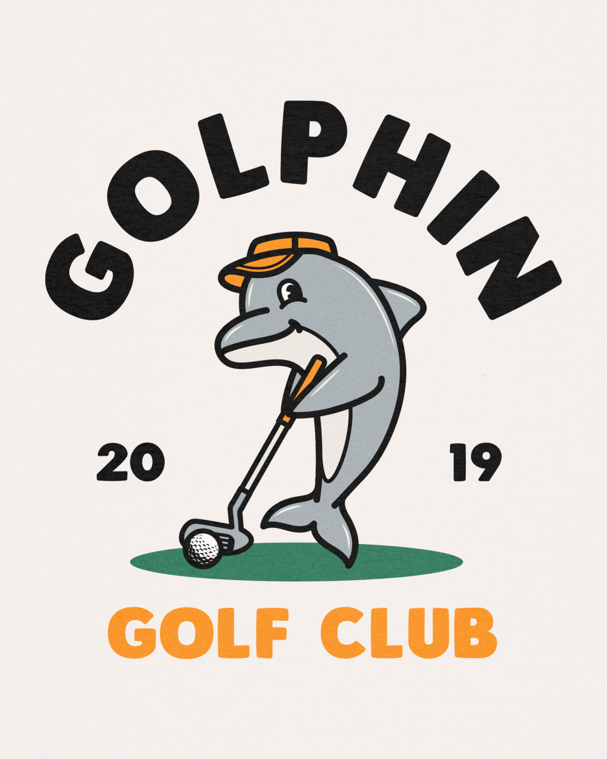 Golphin Club Orange T-Shirt