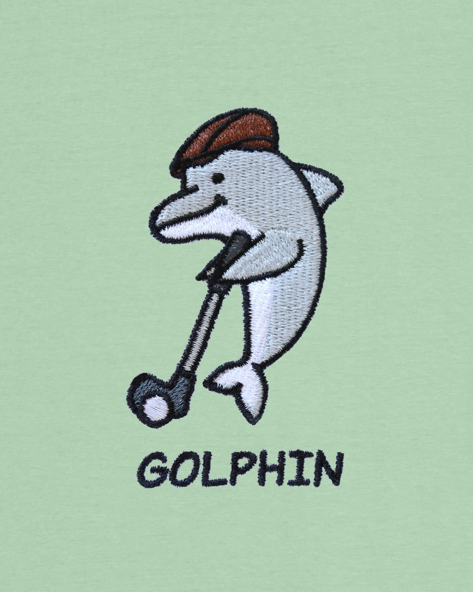 Golphin Embroidered T-Shirt - All Everything Dolphin