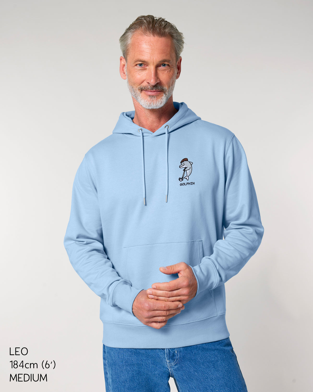 Golphin Embroidered Hoodie