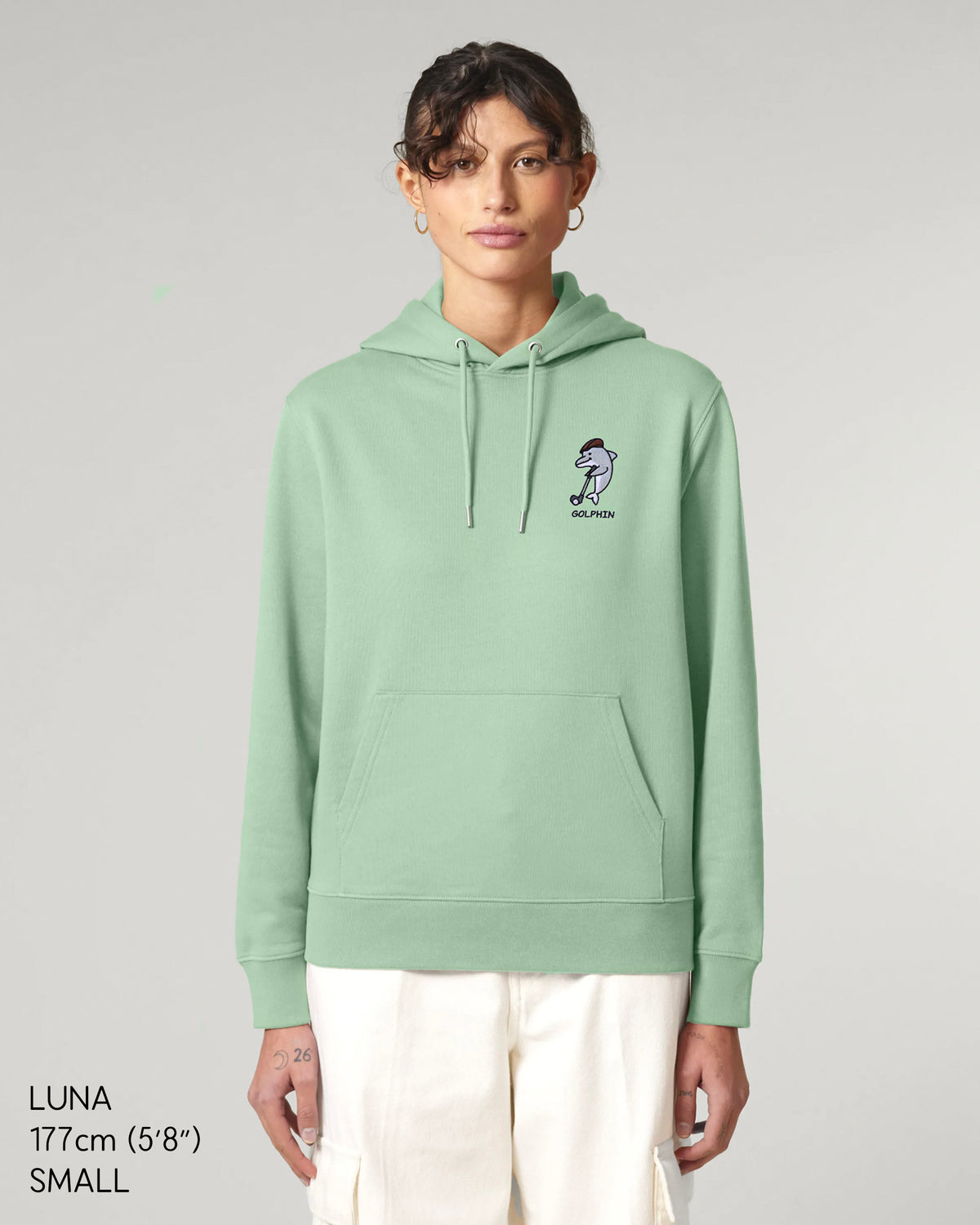 Golphin Embroidered Hoodie