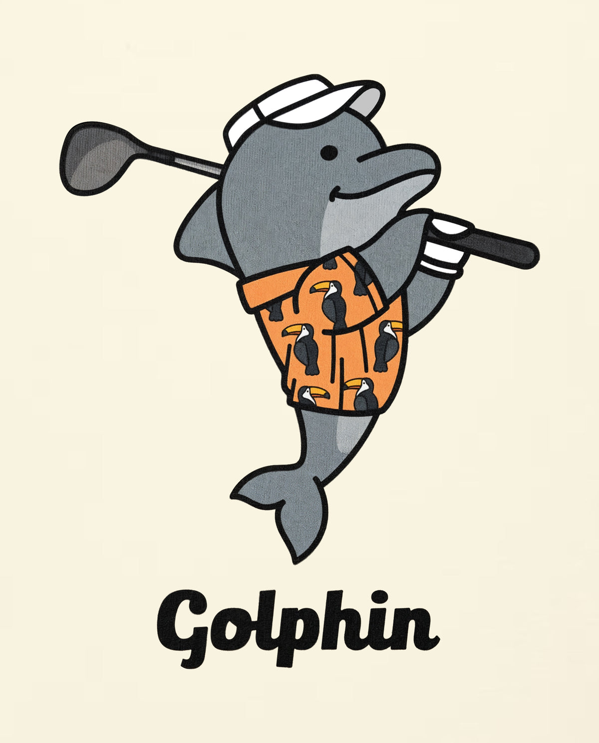 Golphin Club Member 001 Heavy Relaxed Fit T-Shirt