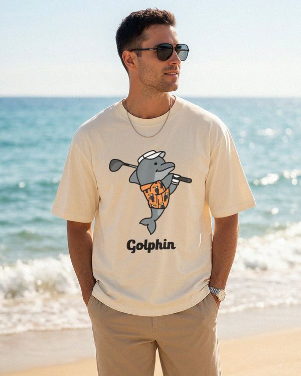 Golphin Club Member 001 Heavy Relaxed Fit T-Shirt
