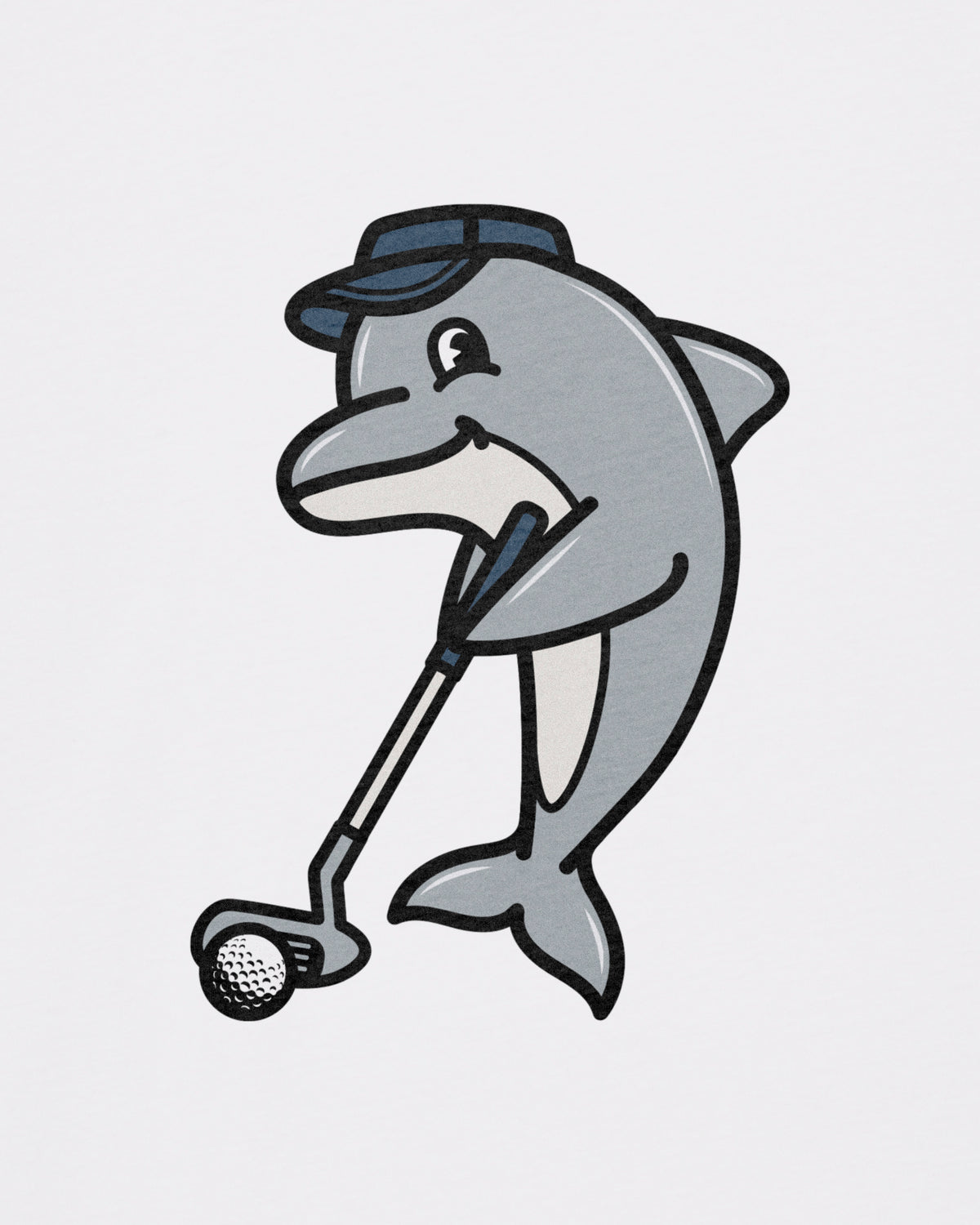 Golphin Navy Hat Lightweight T-Shirt