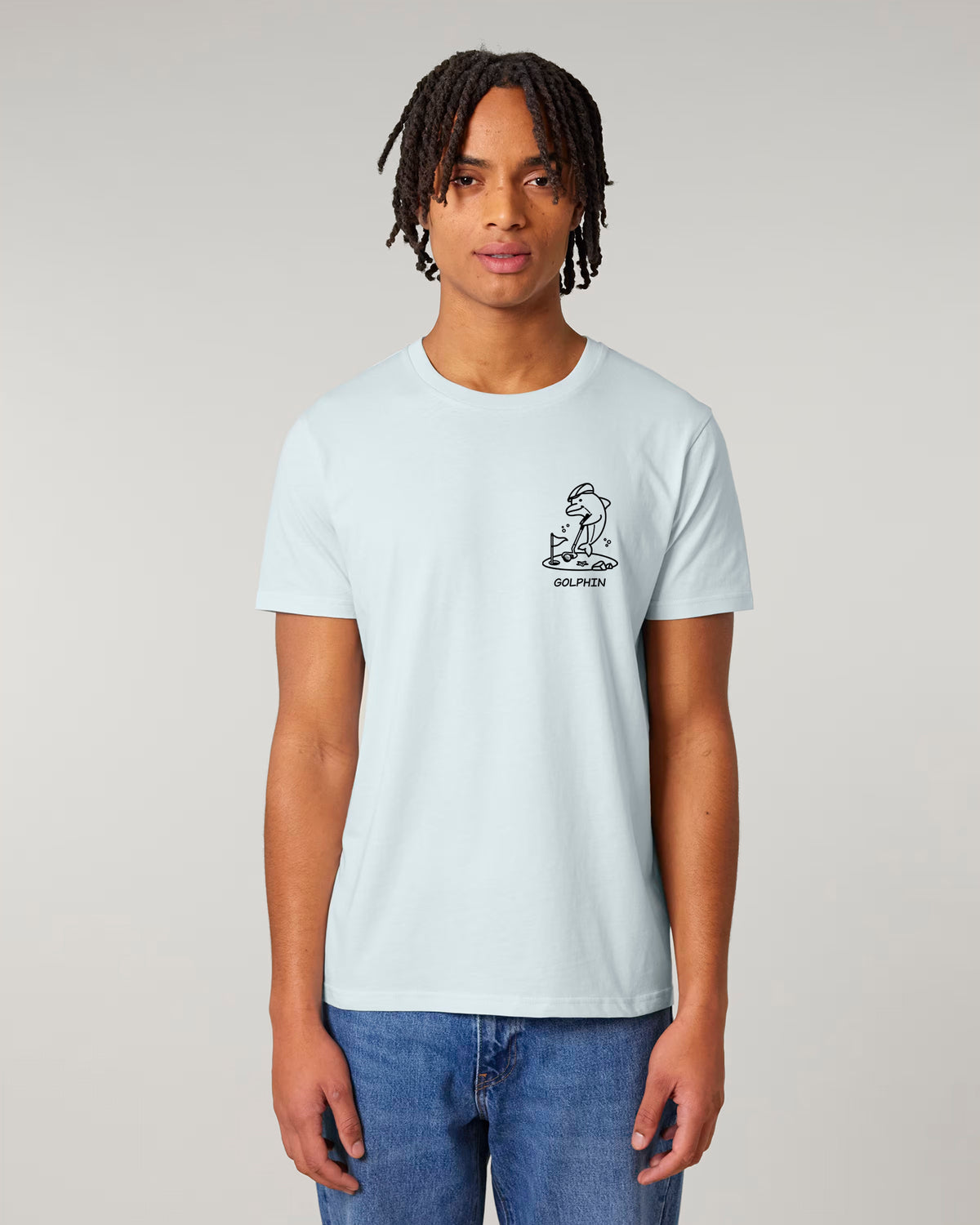 Golphin Outline Lightweight T-Shirt