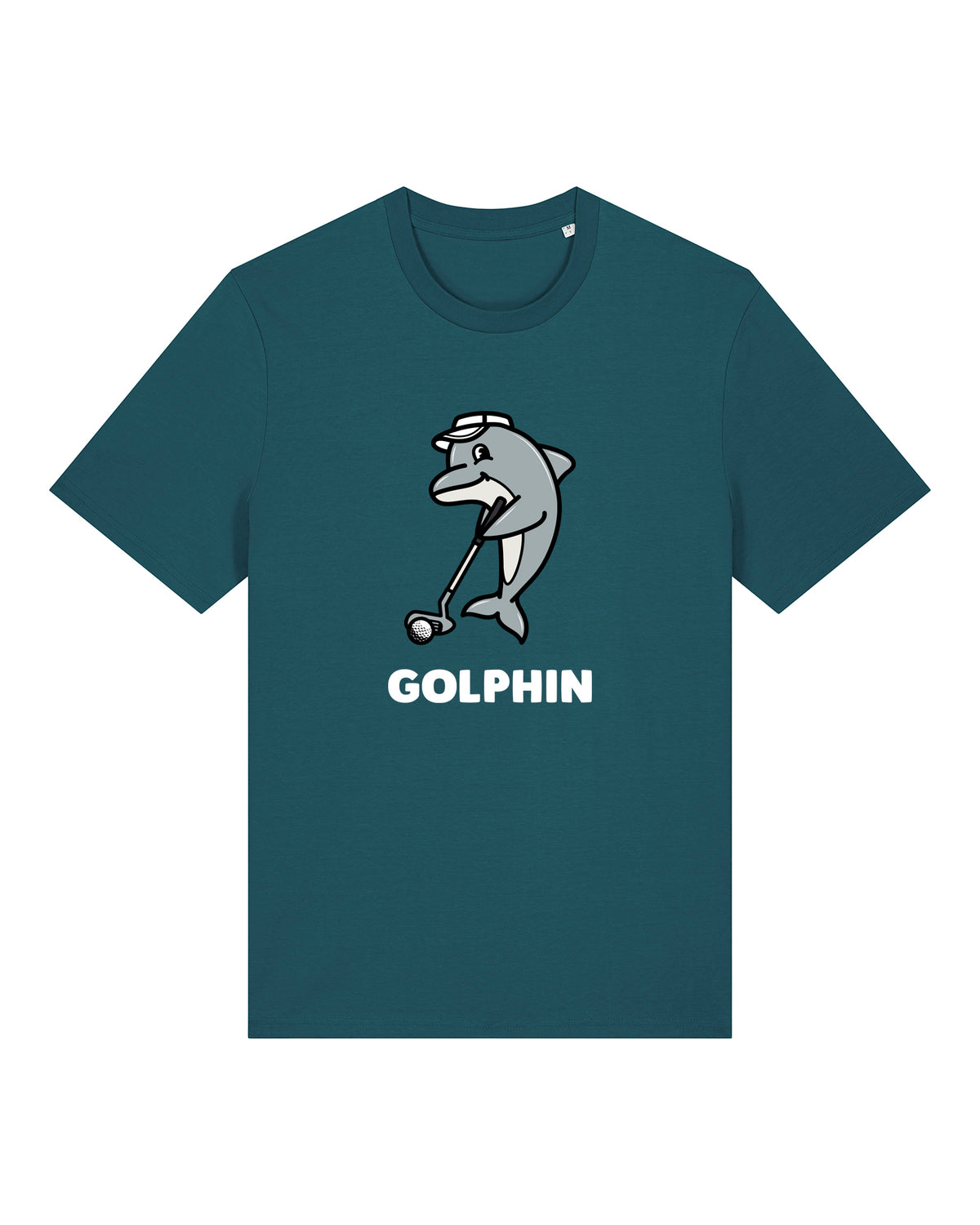 Golphin White Hat T-Shirt