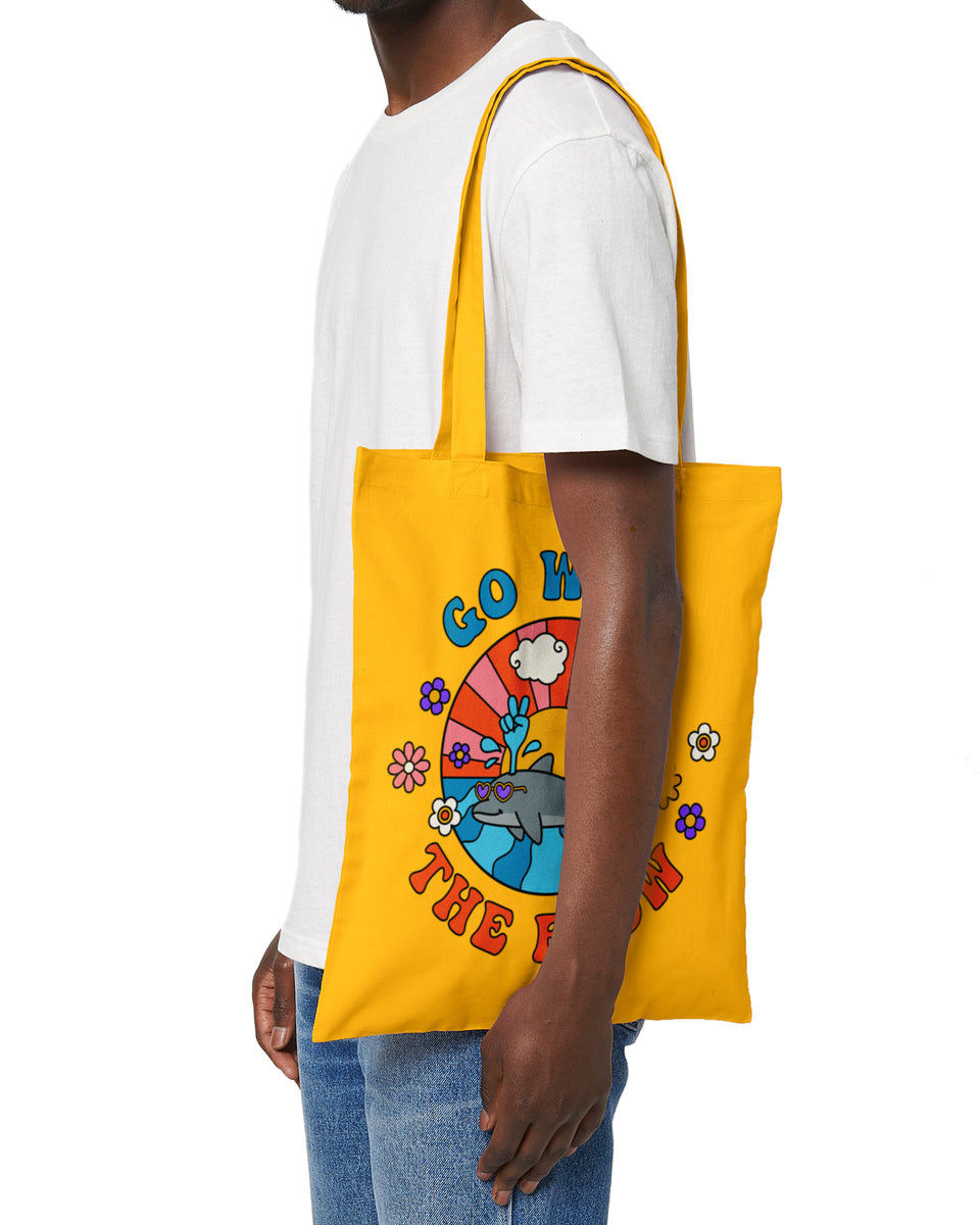 Go With The Flow Tote Bag - All Everything Dolphin