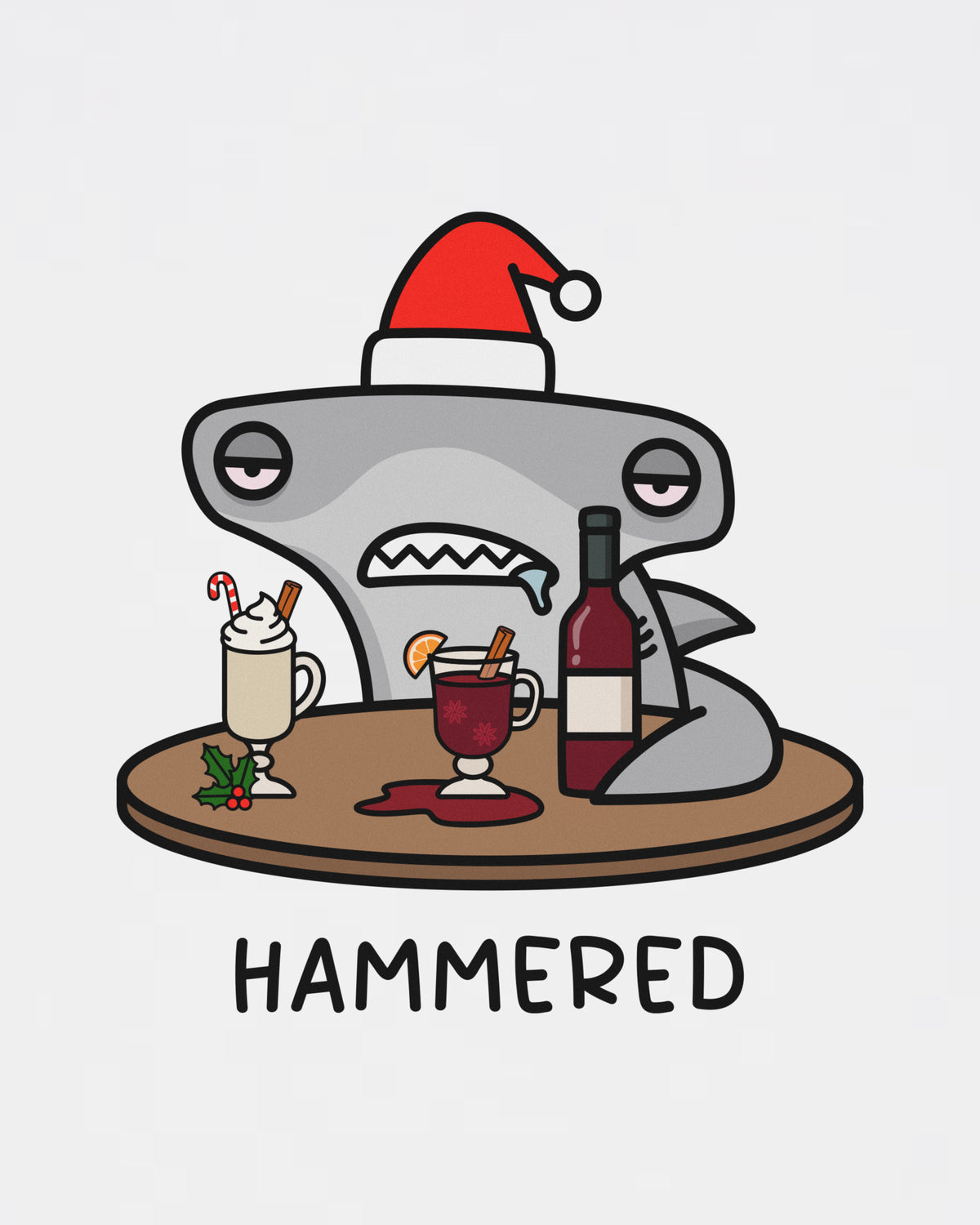 Hammered Christmas Lightweight T-Shirt