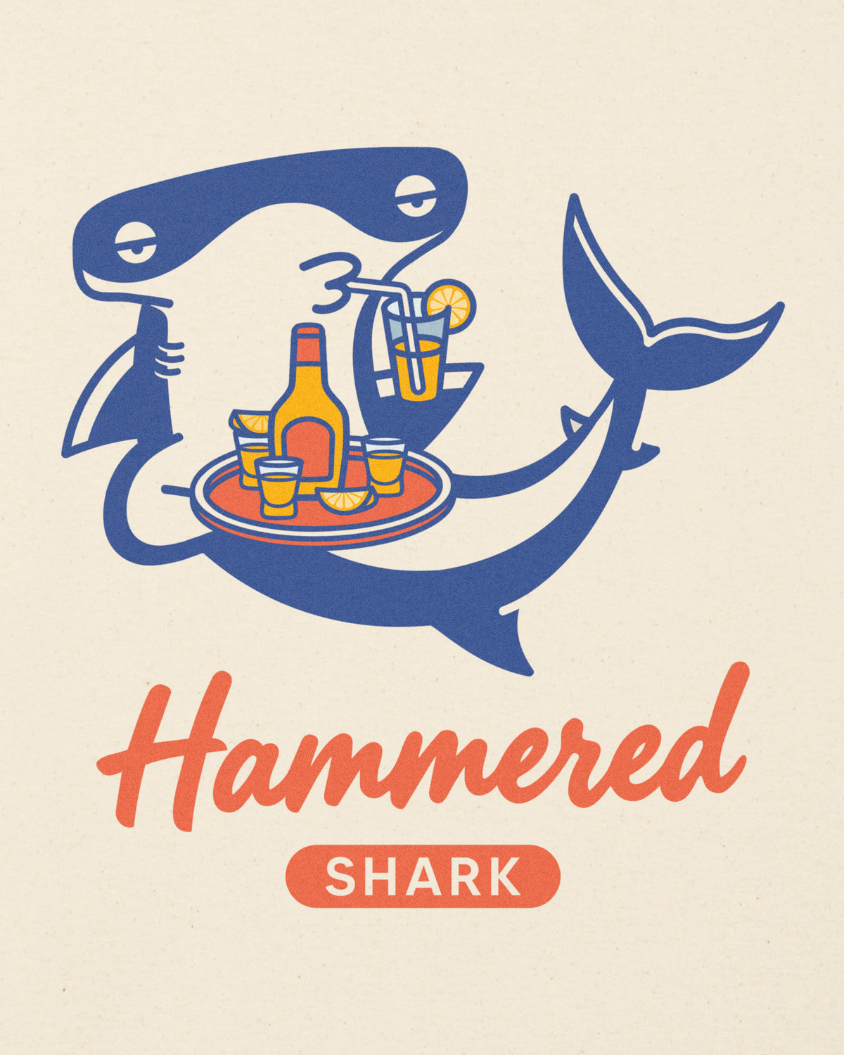 Hammered Blue Heavy Relaxed Fit T-Shirt