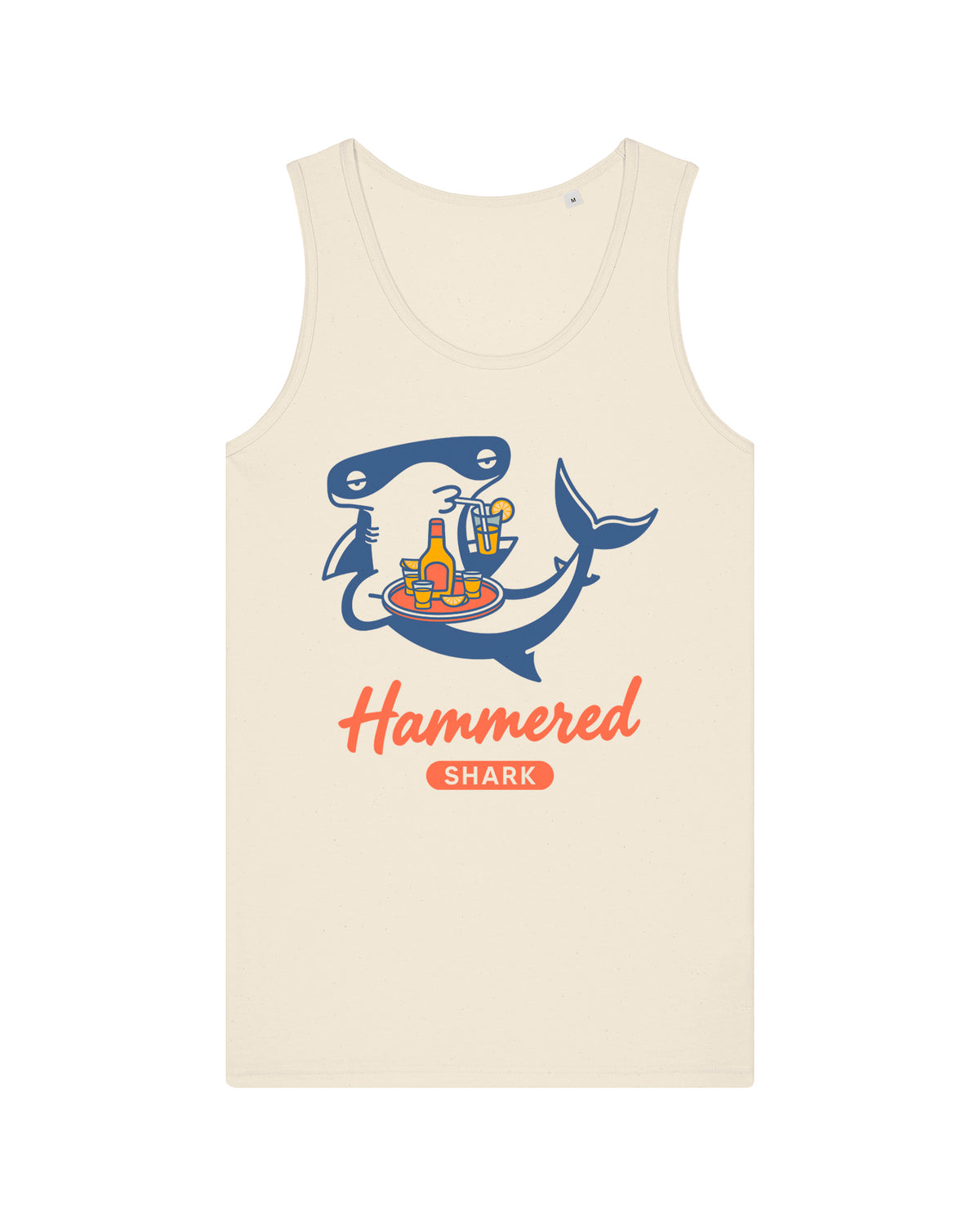 Hammered Blue Men's Tank Top