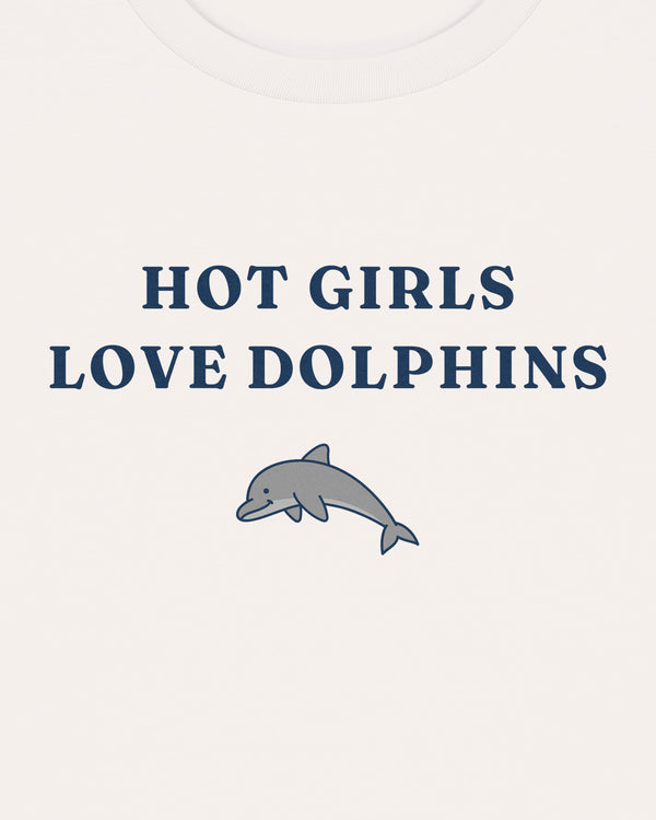 Hot Girls Love Dolphins Women's T-Shirt