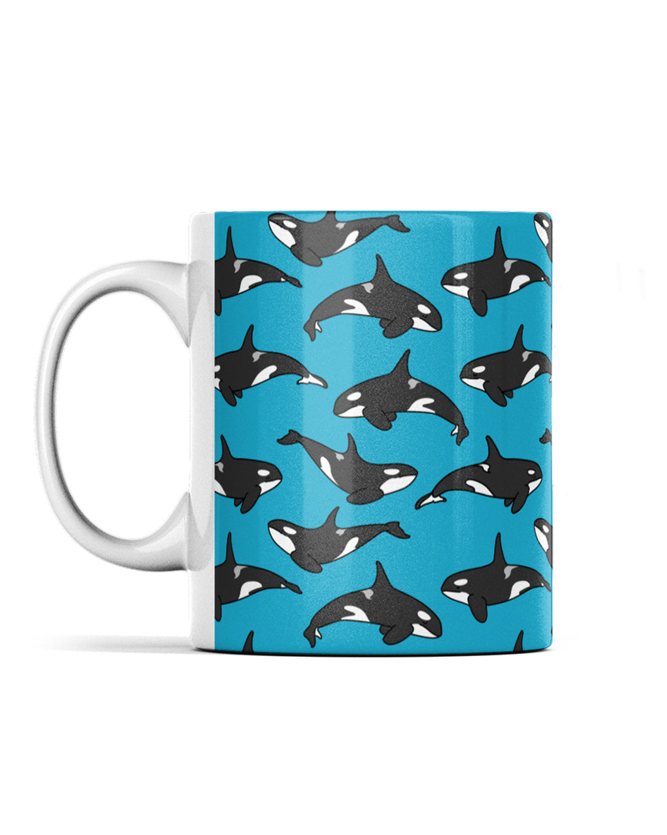 Blue Orca Borderless Mug