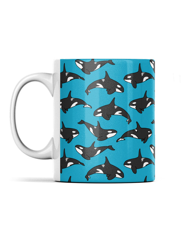 Blue Orca Borderless Mug