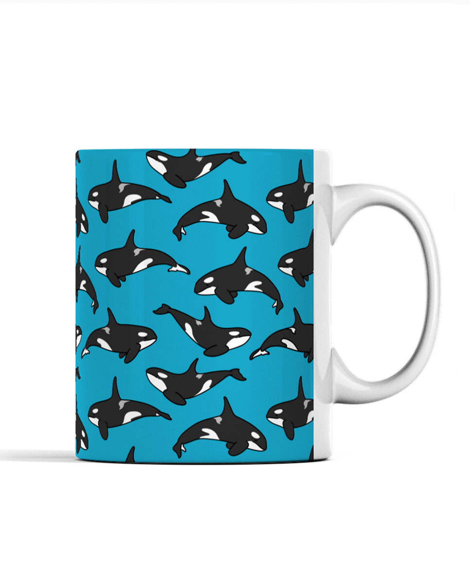 Blue Orca Borderless Mug