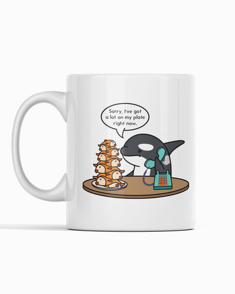 A Lot On My Plate Orca Mug