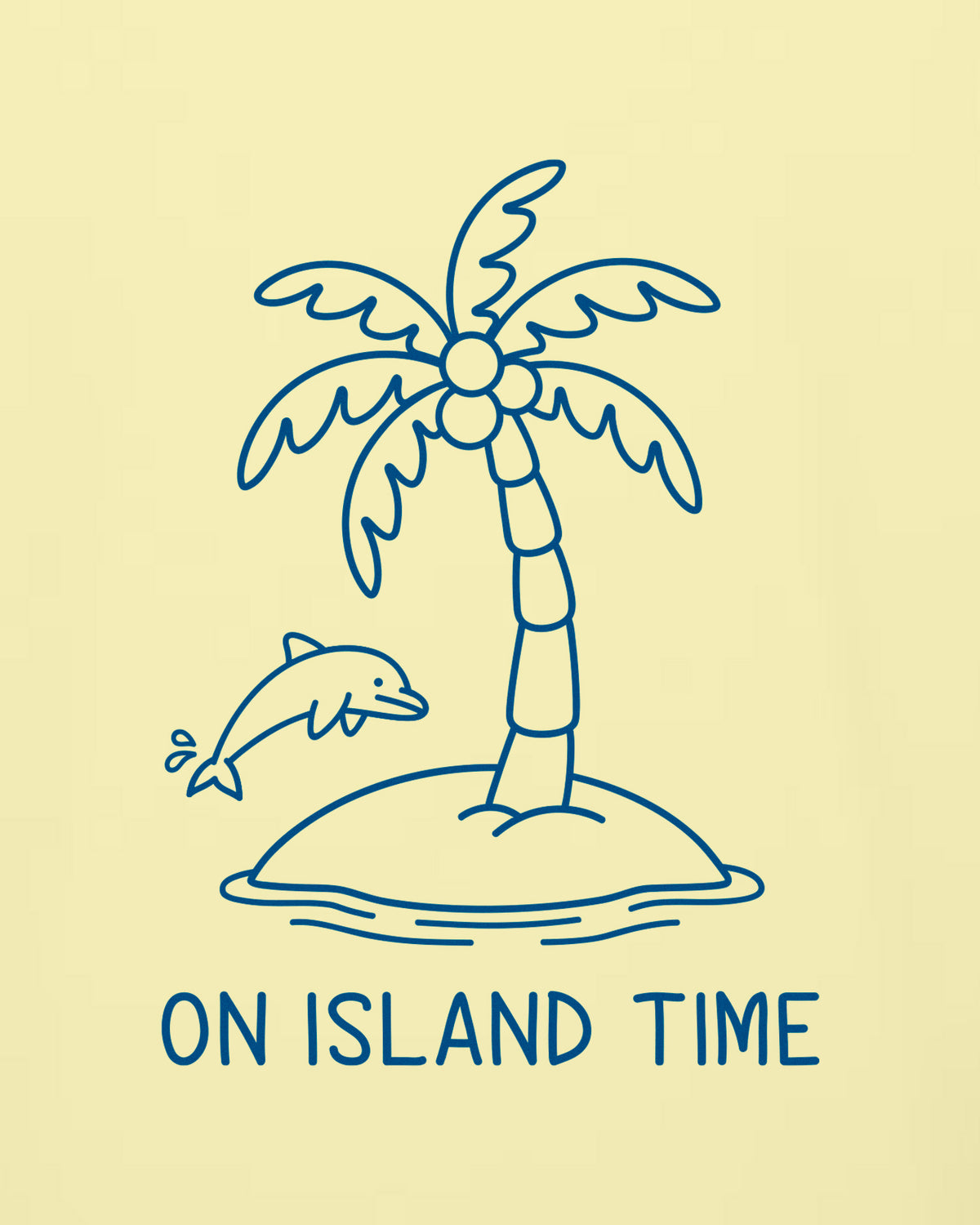 Island Time Blue Lightweight T-Shirt