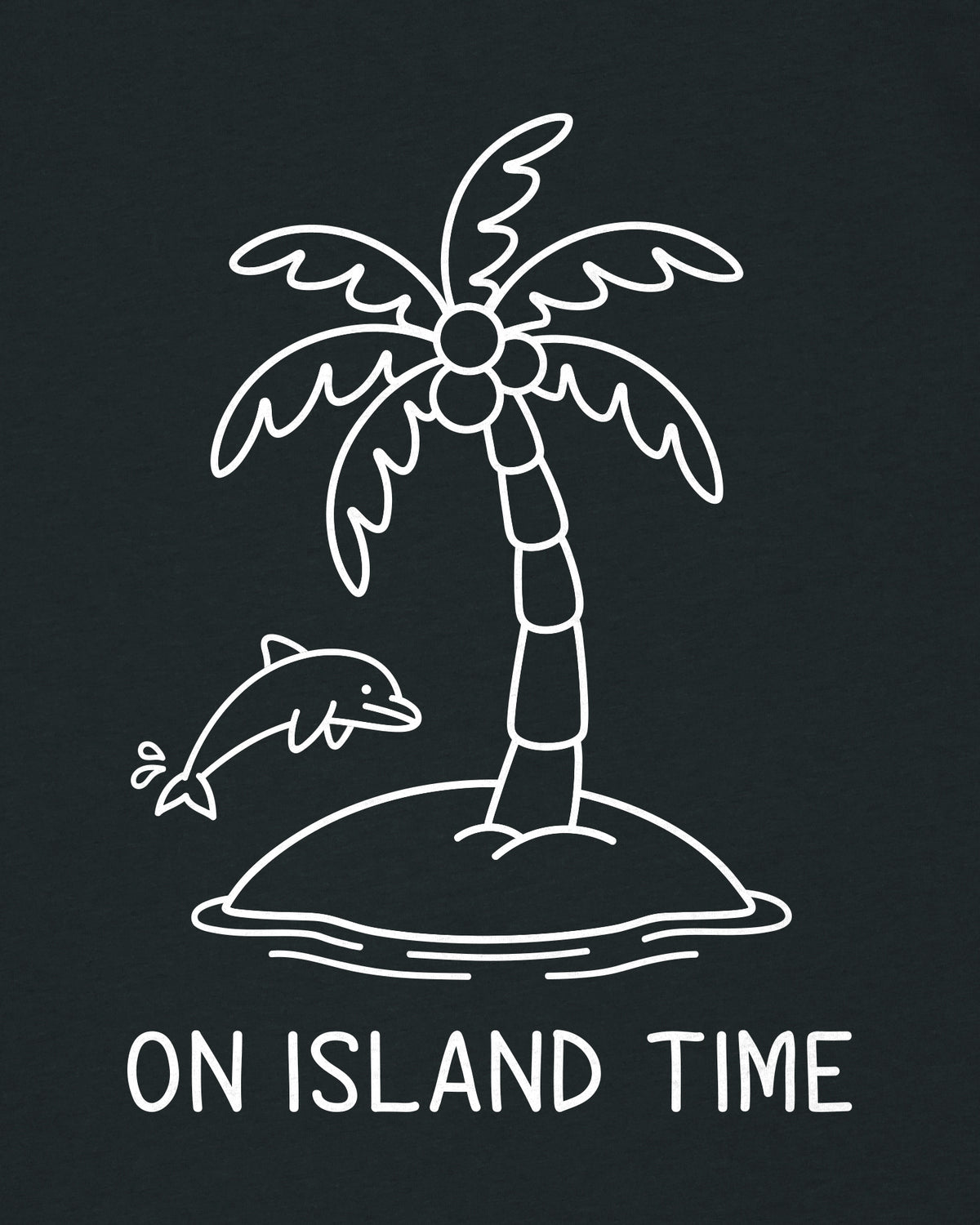 Island Time White Lightweight T-Shirt