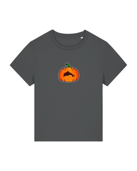 Little Dolphin Pumpkin Women's T-Shirt