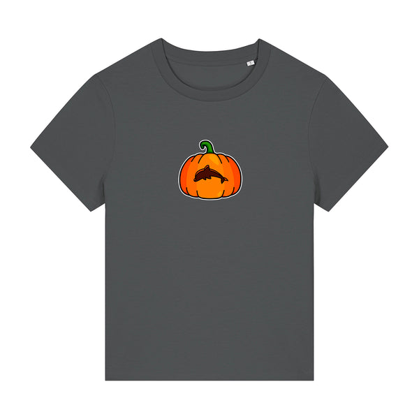 Little Dolphin Pumpkin Women's T-Shirt