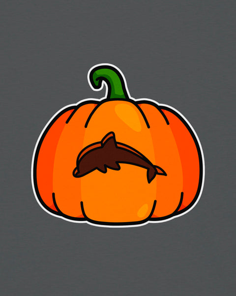 Little Dolphin Pumpkin Women's T-Shirt