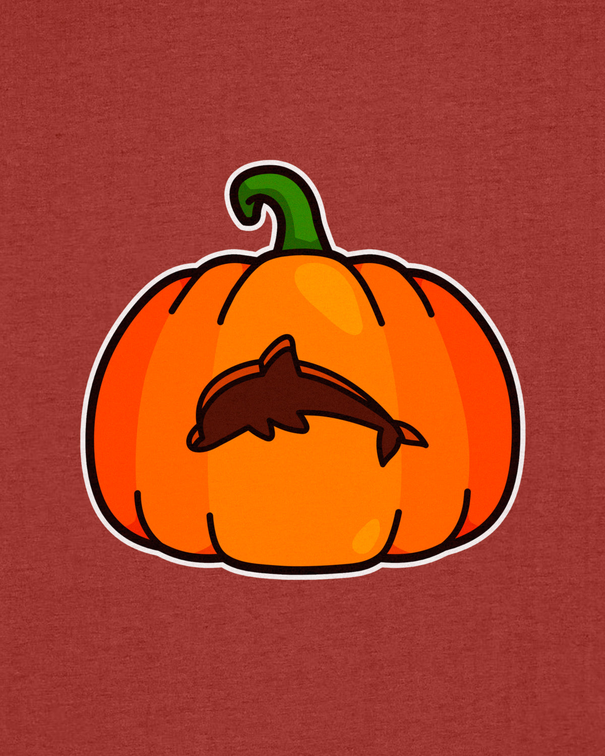 Little Dolphin Pumpkin T-Shirt