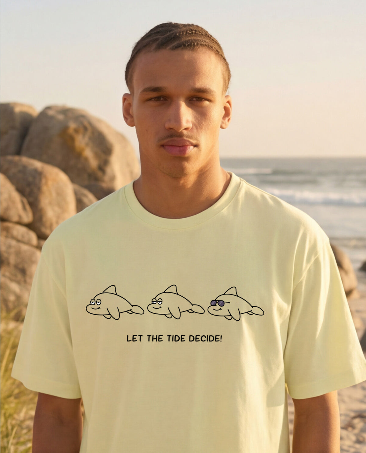 Finley Trio Let The Tide Decide Lightweight Relaxed Fit T-Shirt