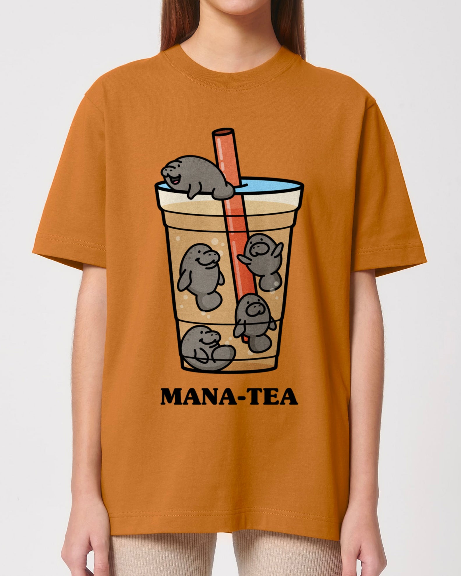 Mana-Tea Heavy Relaxed Fit T-Shirt | All Everything Dolphin