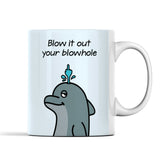 Blowhole Borderless Mug - All Everything Dolphin