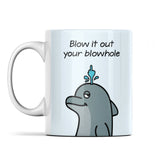 Blowhole Borderless Mug - All Everything Dolphin