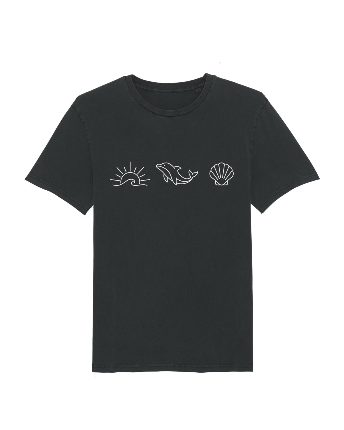Ocean Dolphin Shell Vintage T-Shirt