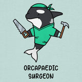 Orcapaedic Surgeon Lightweight T-Shirt - All Everything Dolphin
