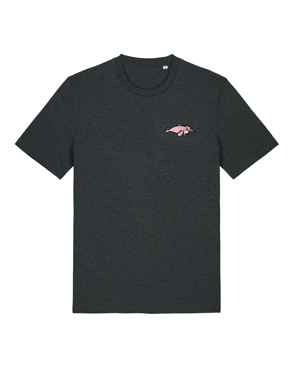 Pink Dolphin Embroidered T-Shirt