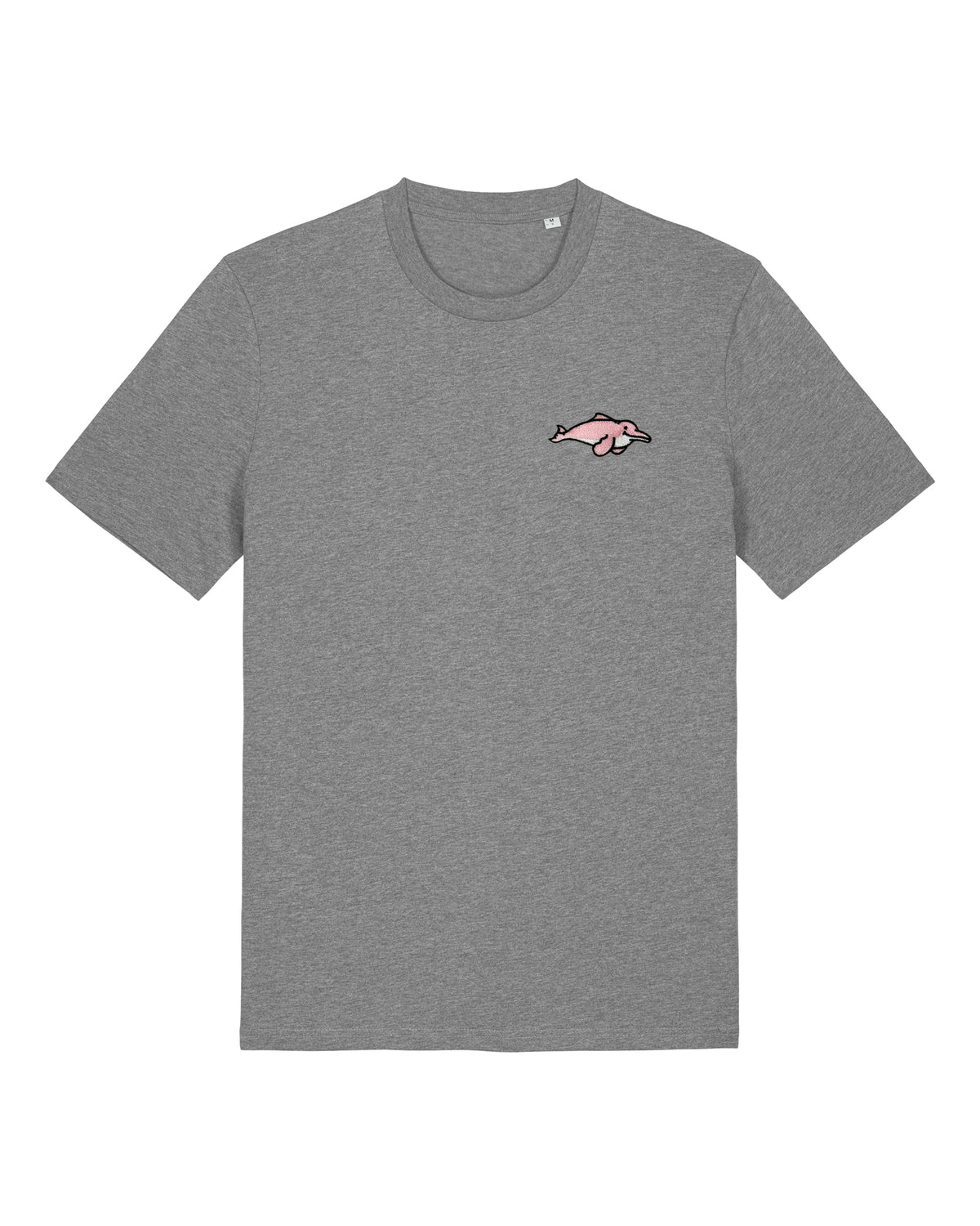 Pink Dolphin Embroidered T-Shirt