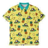 Chiller Whale Pineapple Sport Polo - All Everything Dolphin