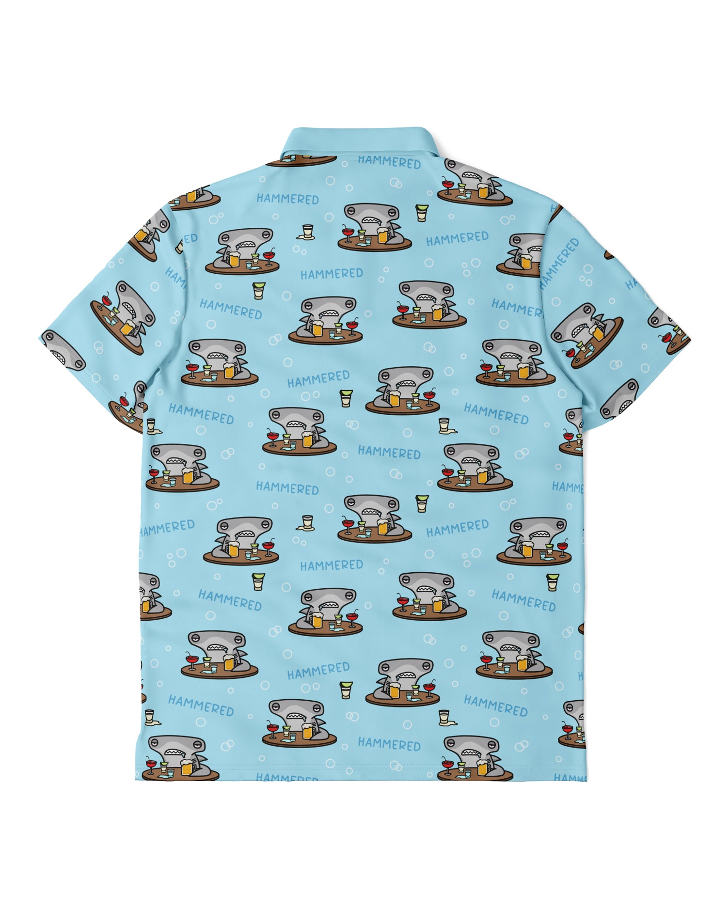 Hammered Sport Polo - Funny Hammerhead Shark Performance Shirt