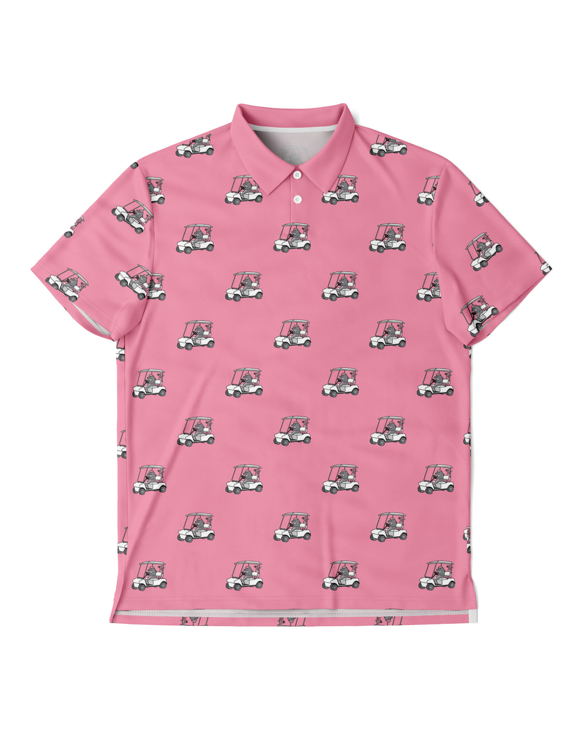 Golphin Cart Pink Sport Polo