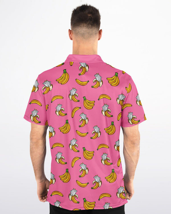 Banolphin Pink Sport Polo