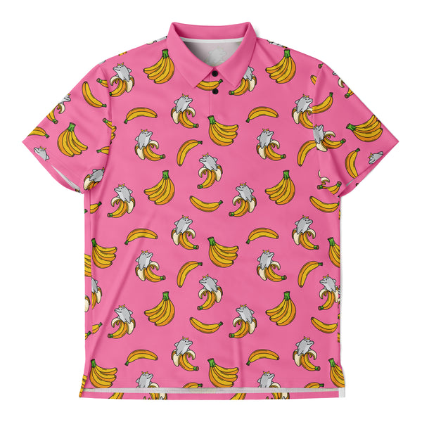 Banolphin Pink Sport Polo