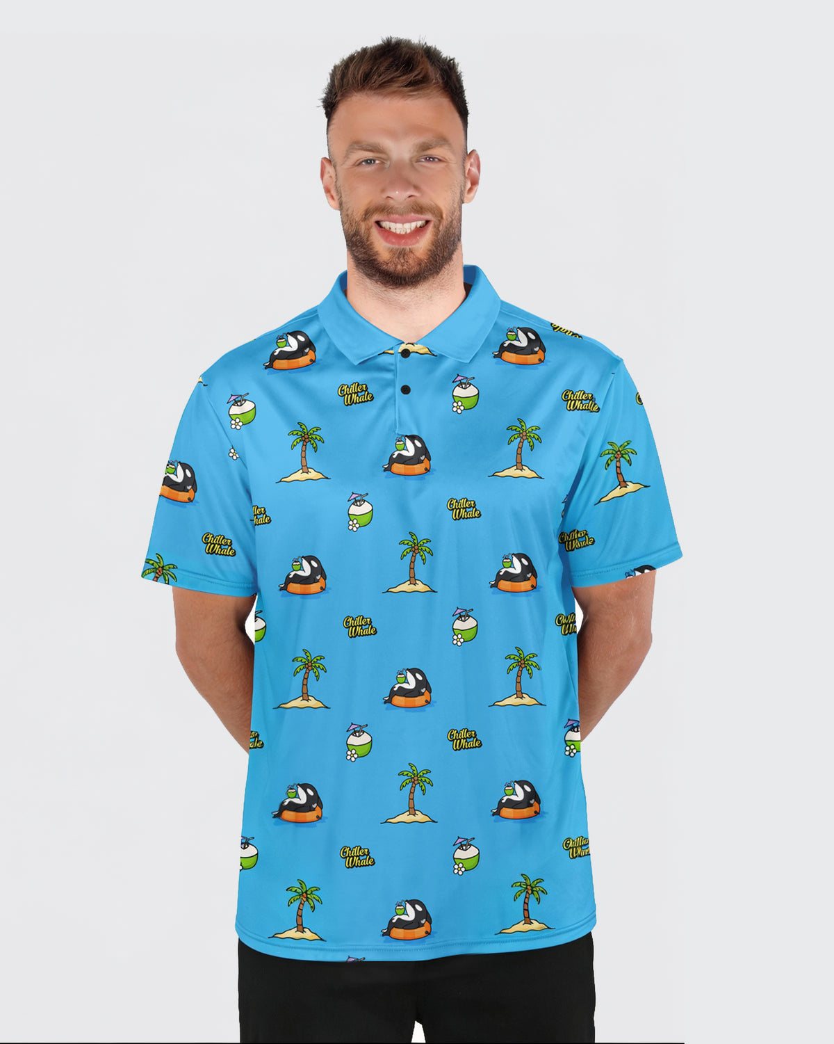 Chiller Whale Coconut Sport Polo