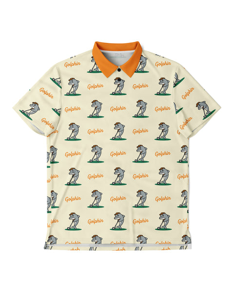 Golphin Club Beige Sport Polo