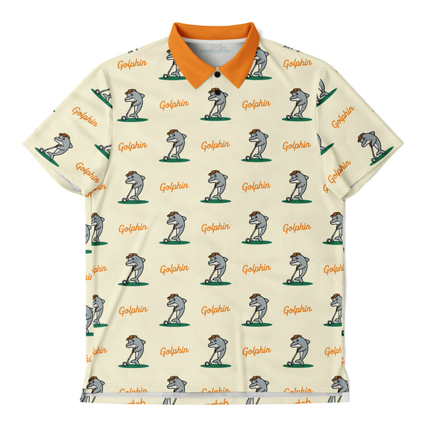 Golphin Club Beige Sport Polo