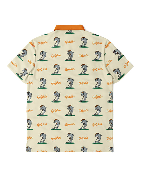 Golphin Club Beige Sport Polo